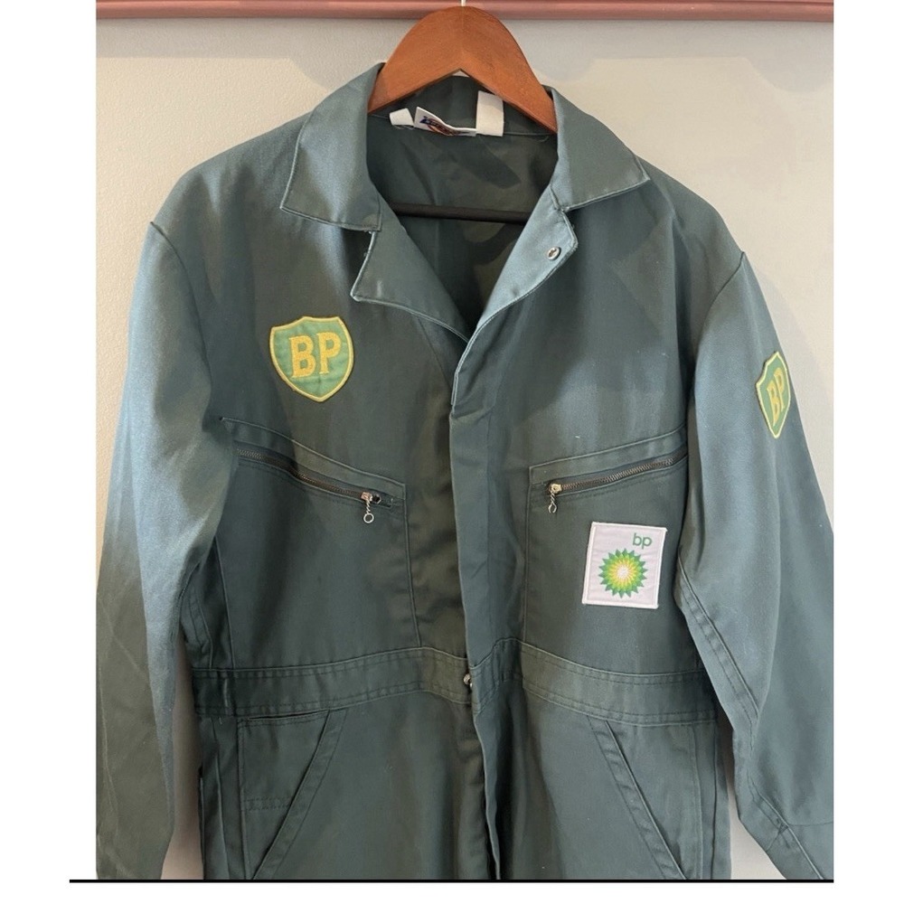 Vintage Dickies Coveralls Mens 42 Green Work Mechanic Utility Jumpsuit Y2K USA